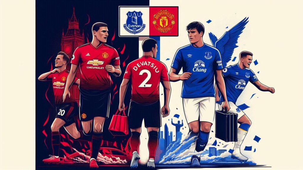 Man Utd & Everton Departing Players